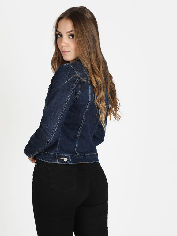 Solada Giacca Donna In Jeans Taglia L