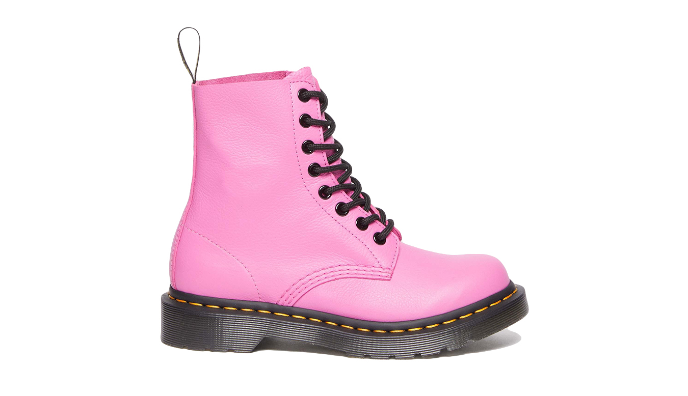 Dr. Martens 1460 Pascal Virginia Leather Boots Donne - Scarpe Dr. Martens - Rosa - DM30689717-3