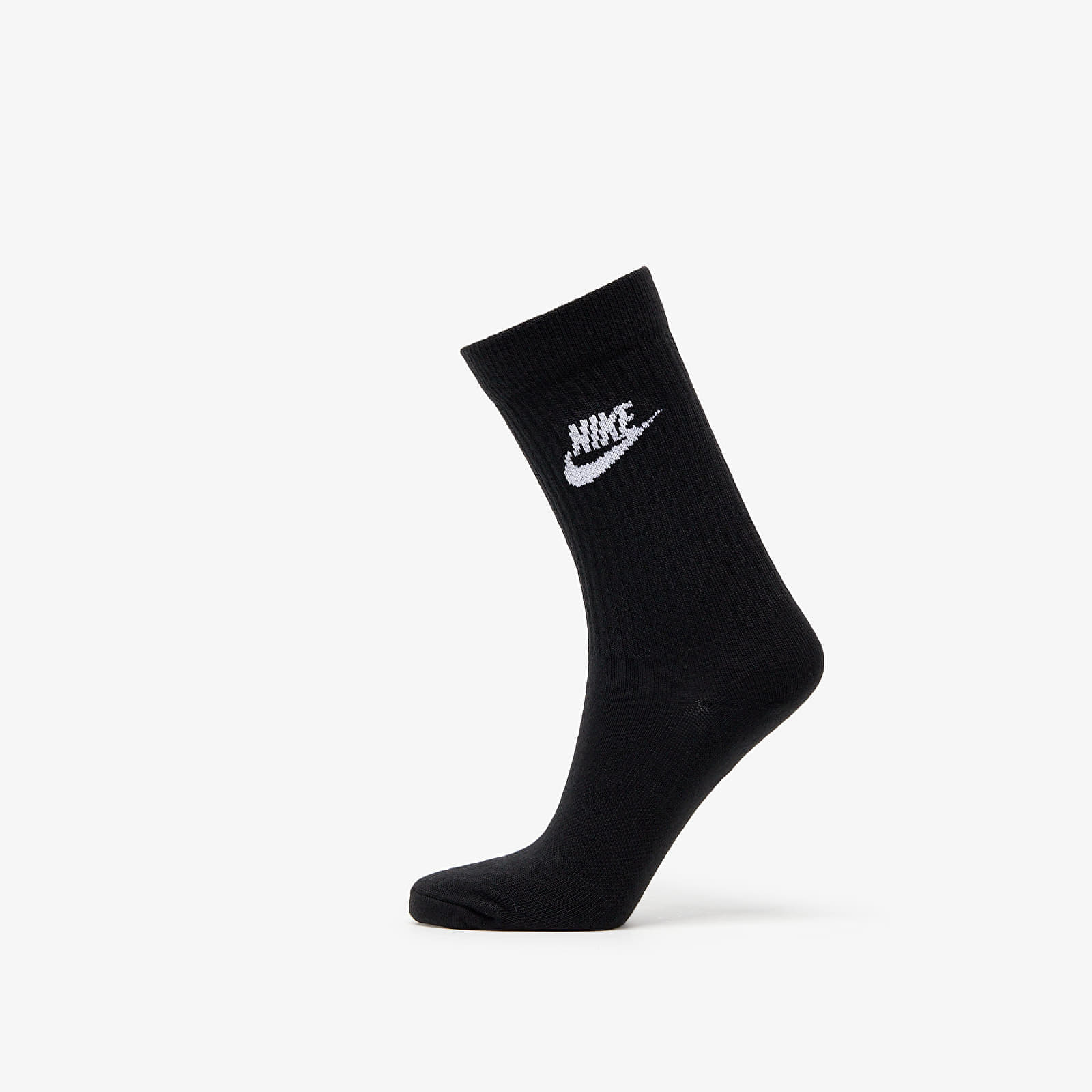 Nike NSW Everyday Essential Crew Socks 3-Pack Black/ White M