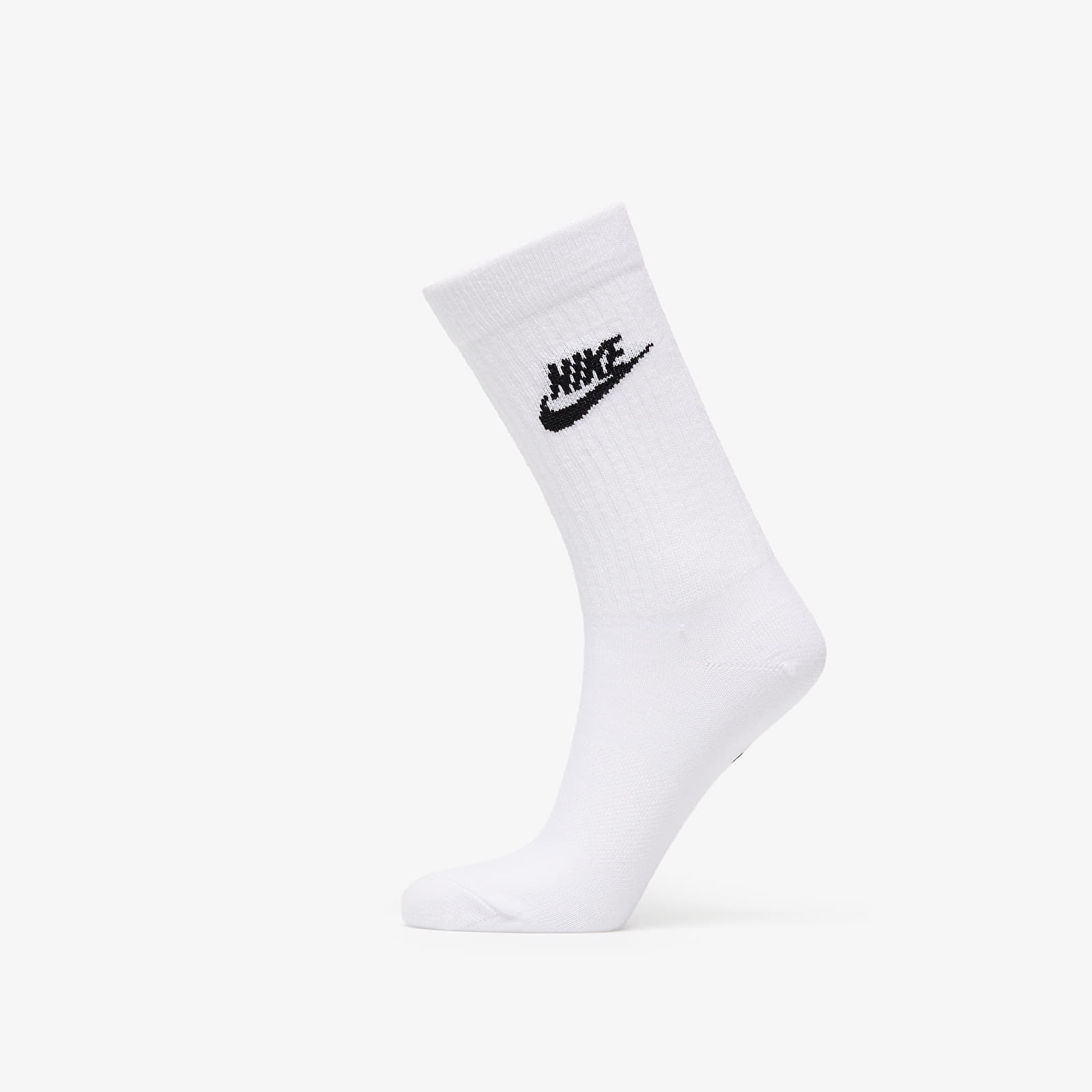Nike NSW Everyday Essential Crew Socks 3-Pack White/ Black L