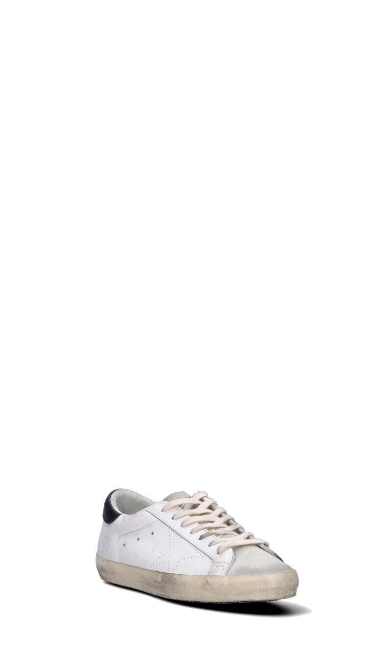 GOLDEN GOOSE SUPER-STAR SKATE Sneaker uomo bianca/nera in pelle SNEAKERS