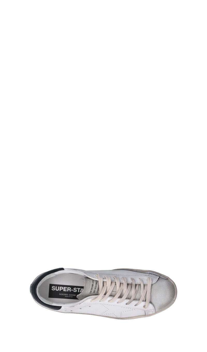 GOLDEN GOOSE SUPER-STAR SKATE Sneaker uomo bianca/nera in pelle SNEAKERS
