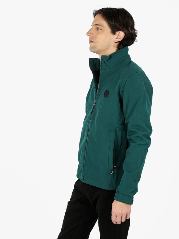 Gian Marco Venturi Giubbino Da Uomo Impermeabile Con Interno Caldo Giacconi e Giubbotti Verde Taglia L