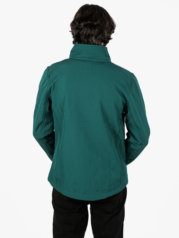 Gian Marco Venturi Giubbino Da Uomo Impermeabile Con Interno Caldo Giacconi e Giubbotti Verde Taglia L