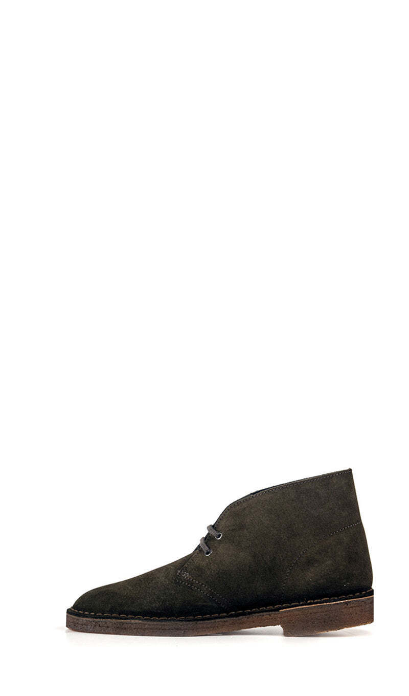 CLARKS Polacchine Desert Boot in Pelle Scamosciata Cola – Fango