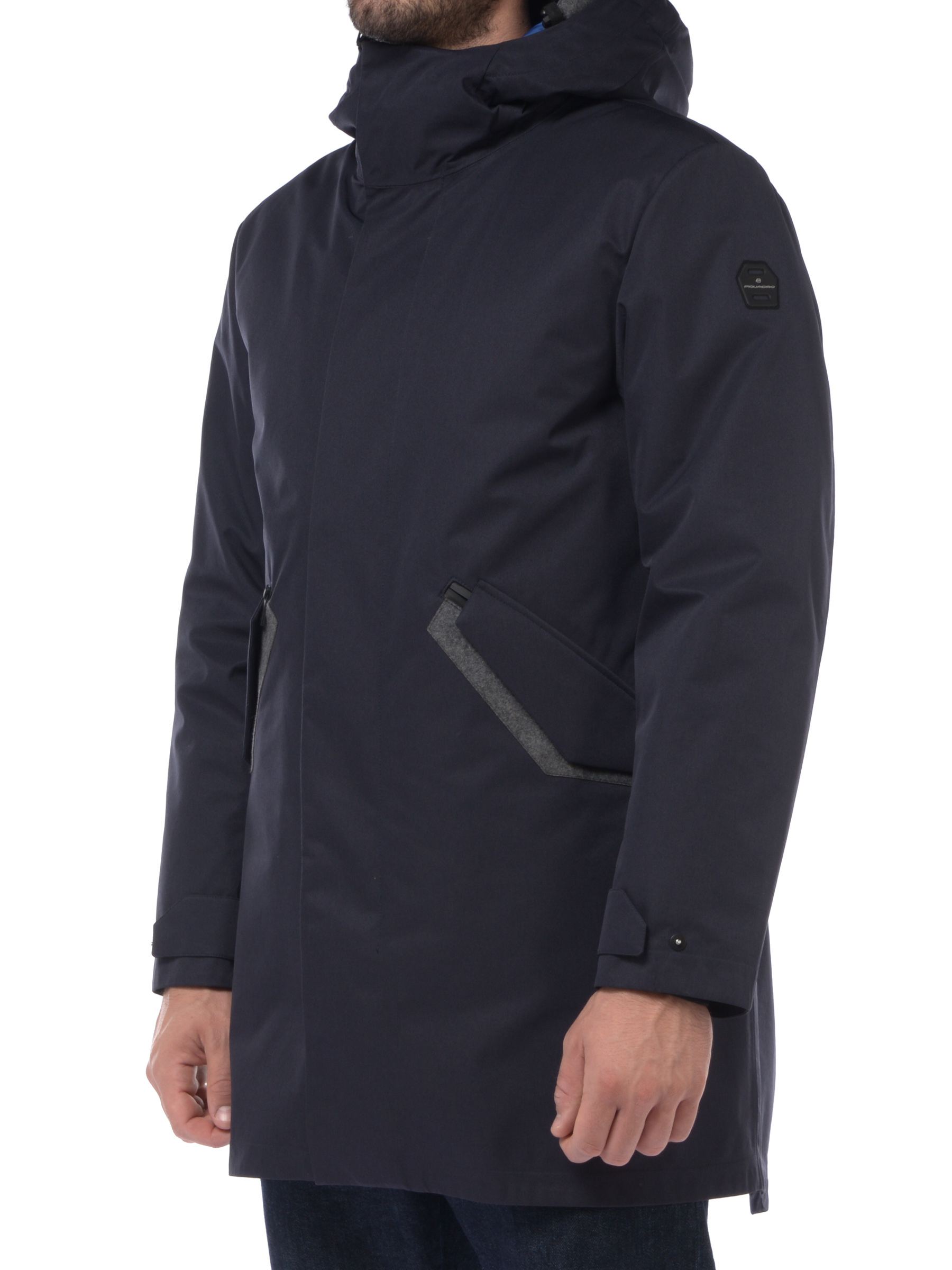 giaccone da uomo Piquadro parka con interno staccabile