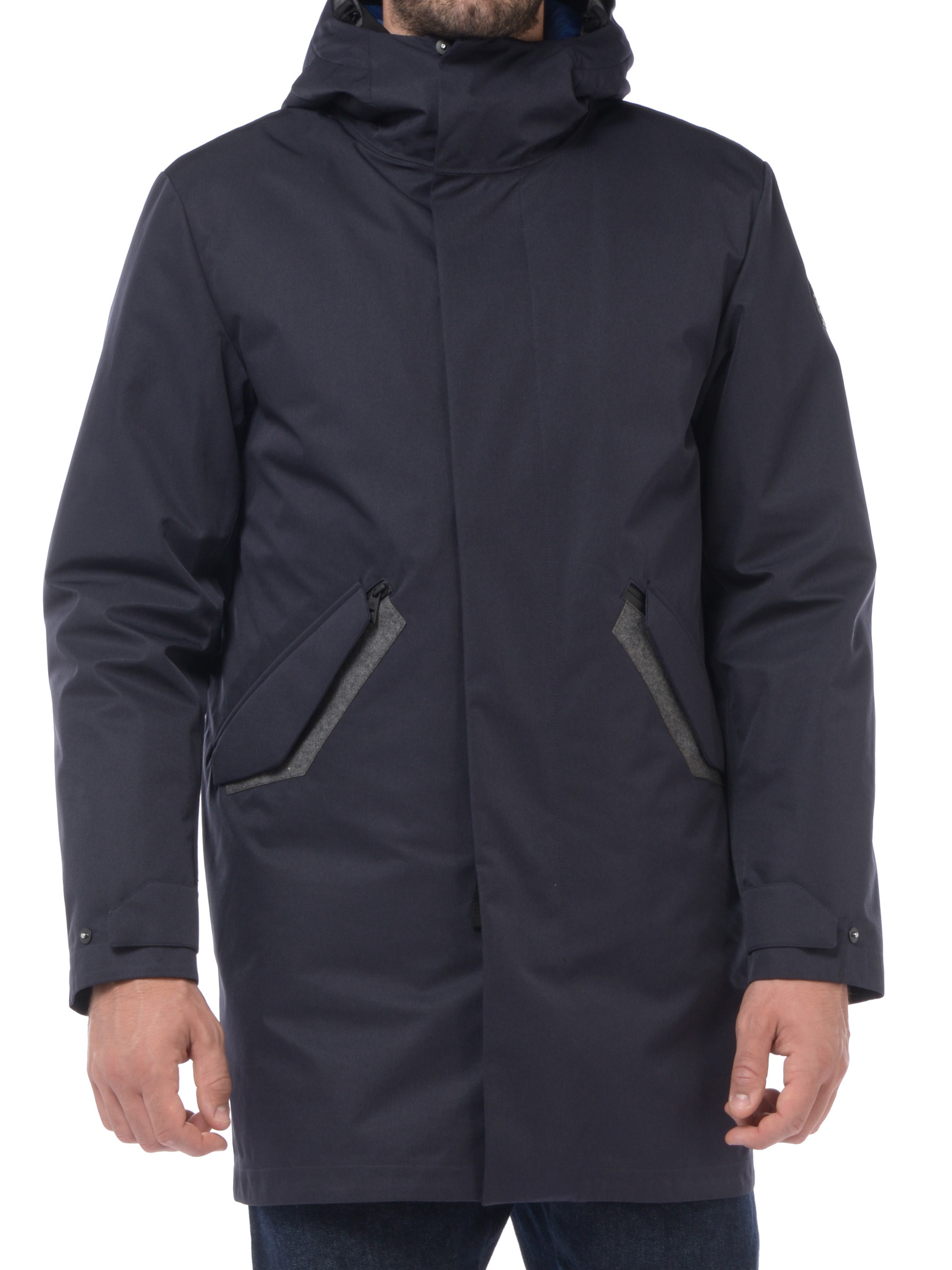 giaccone da uomo Piquadro parka con interno staccabile