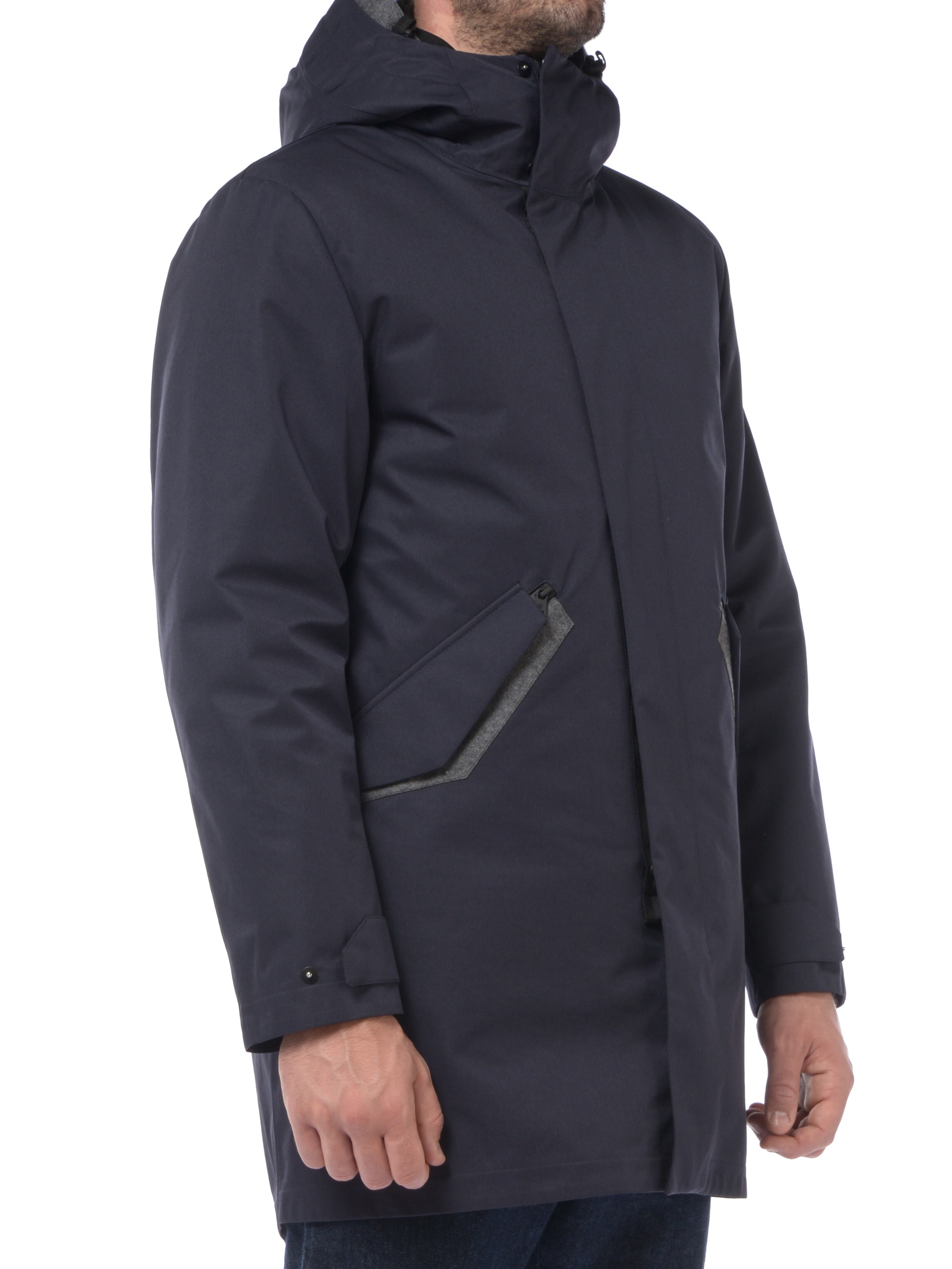 giaccone da uomo Piquadro parka con interno staccabile