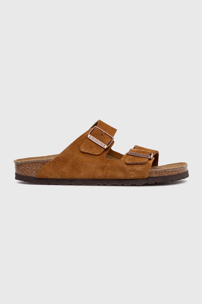 Birkenstock ciabatte slide in camoscio Arizona