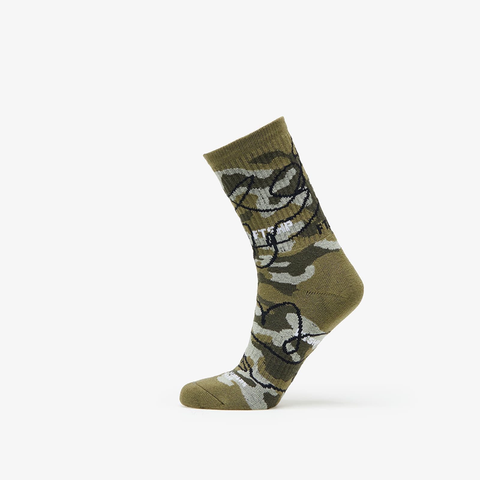 FTSHP Calzini Footshop The Basketball Socks Olive Camo 39-42
