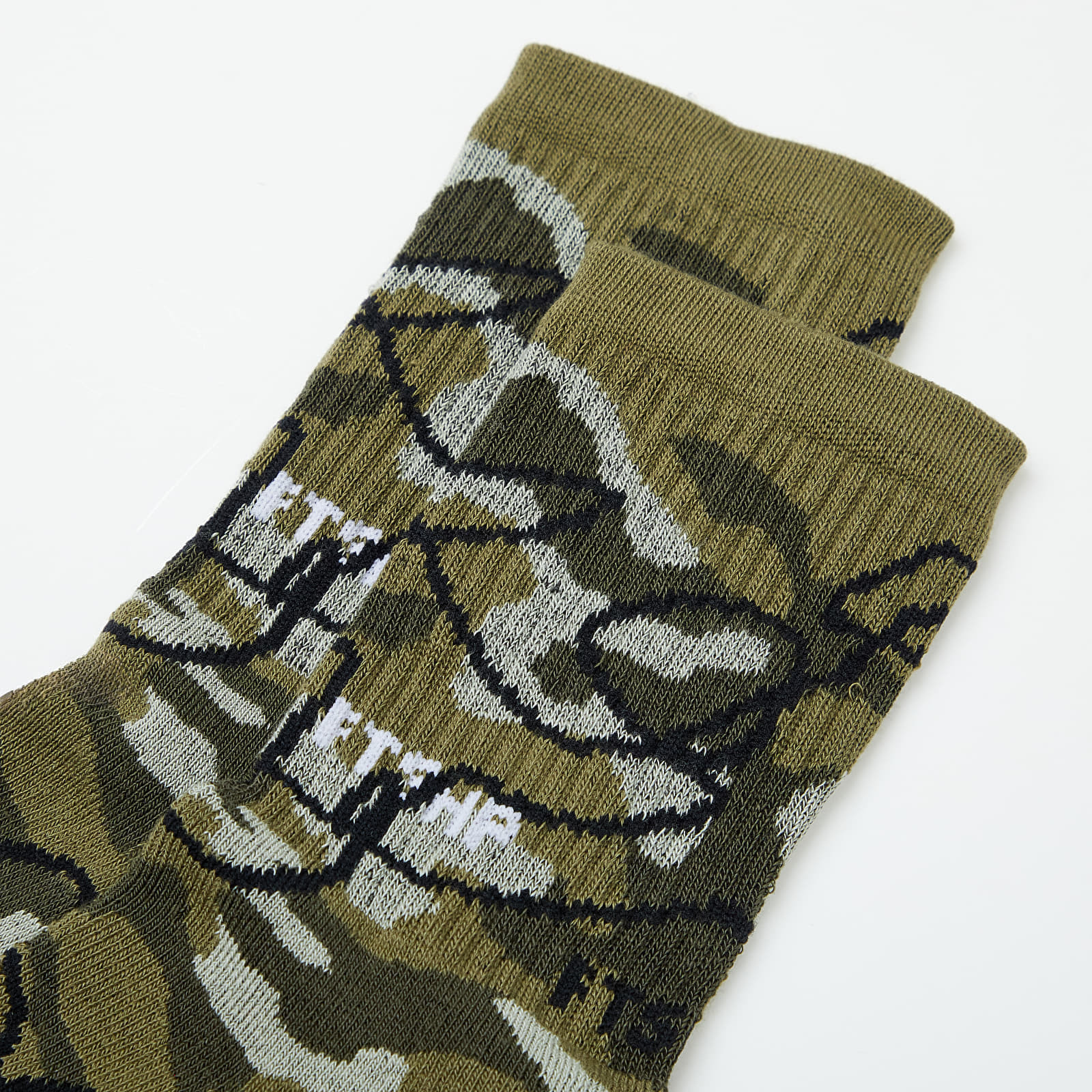 FTSHP Calzini Footshop The Basketball Socks Olive Camo 39-42