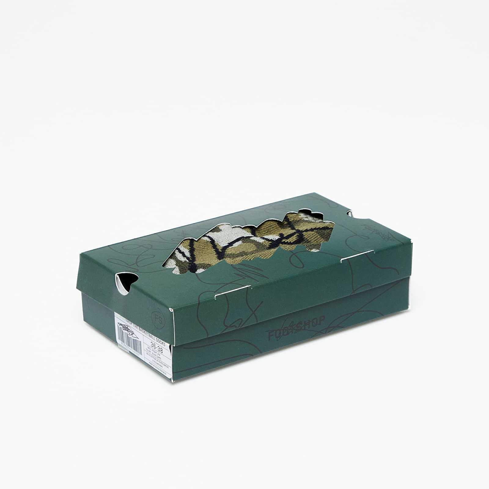 FTSHP Calzini Footshop The Basketball Socks Olive Camo 39-42