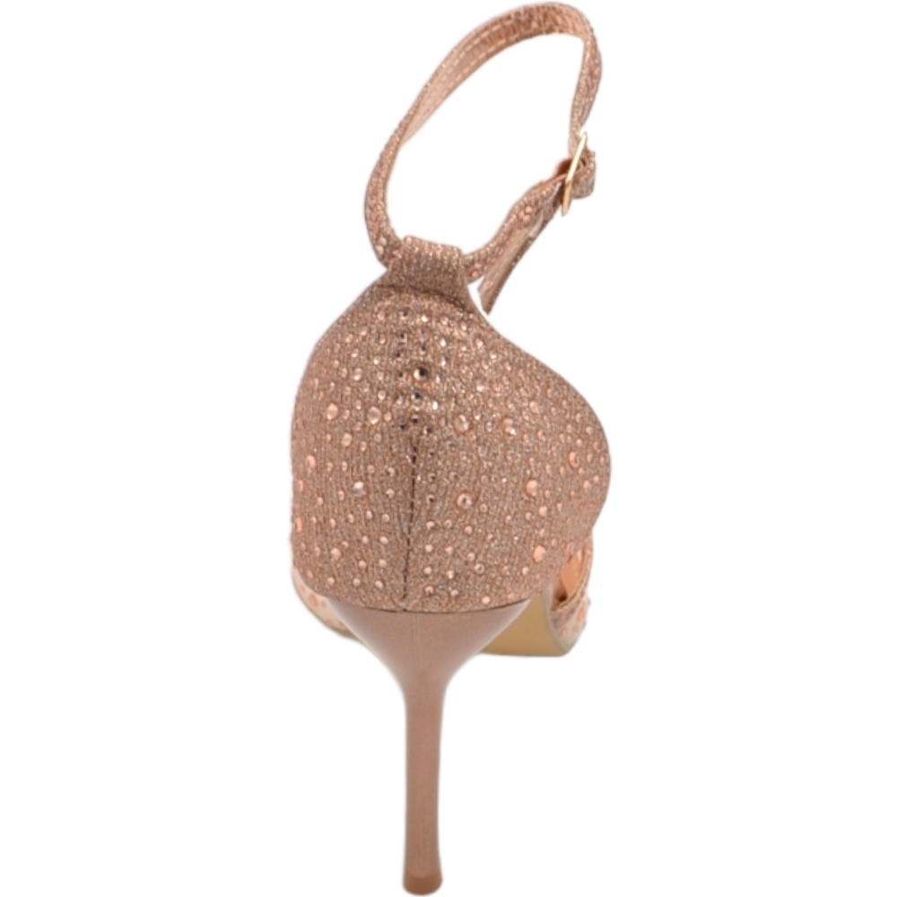 strass decollete trasparenti