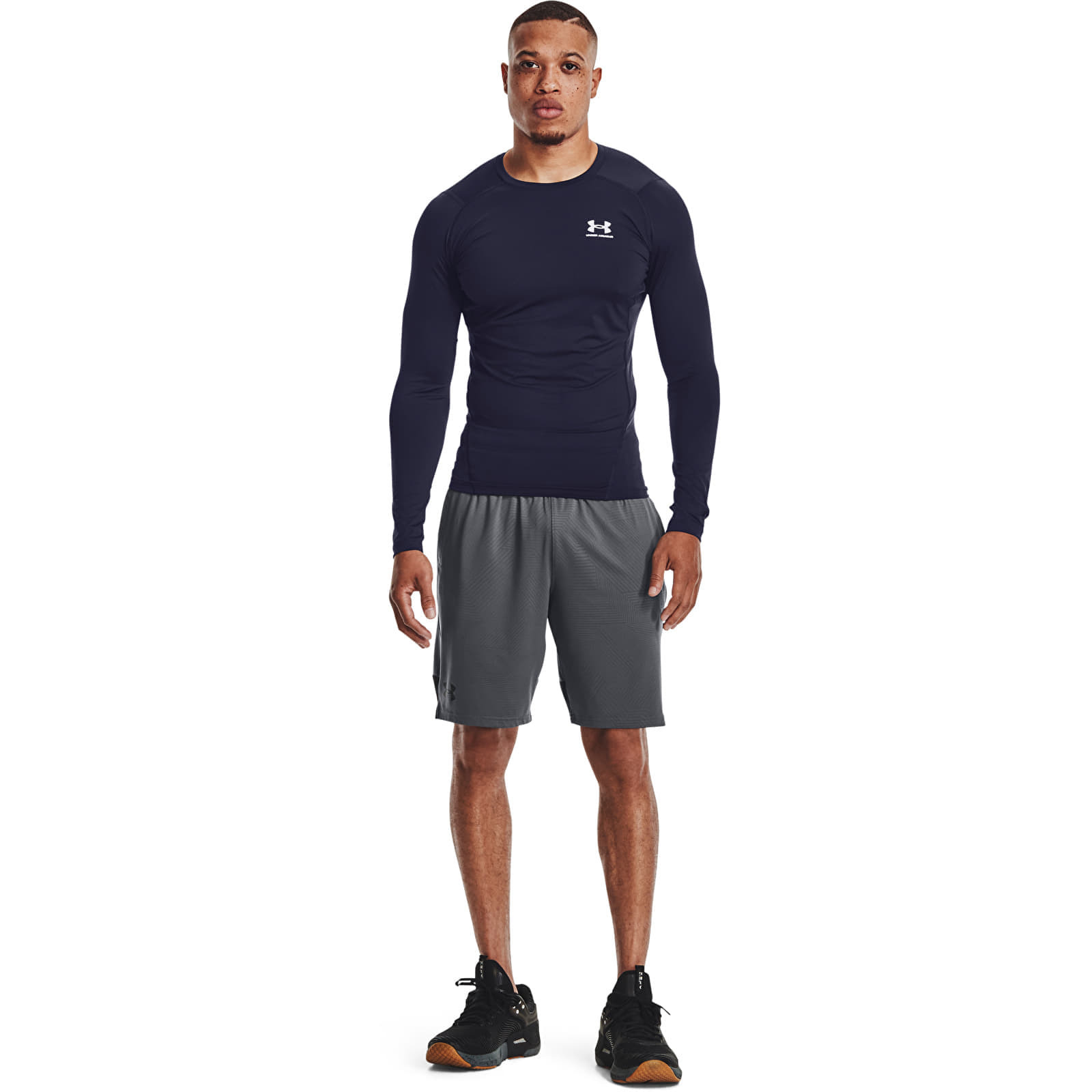 Maglietta Under Armour Hg Armour Comp Ls Navy L