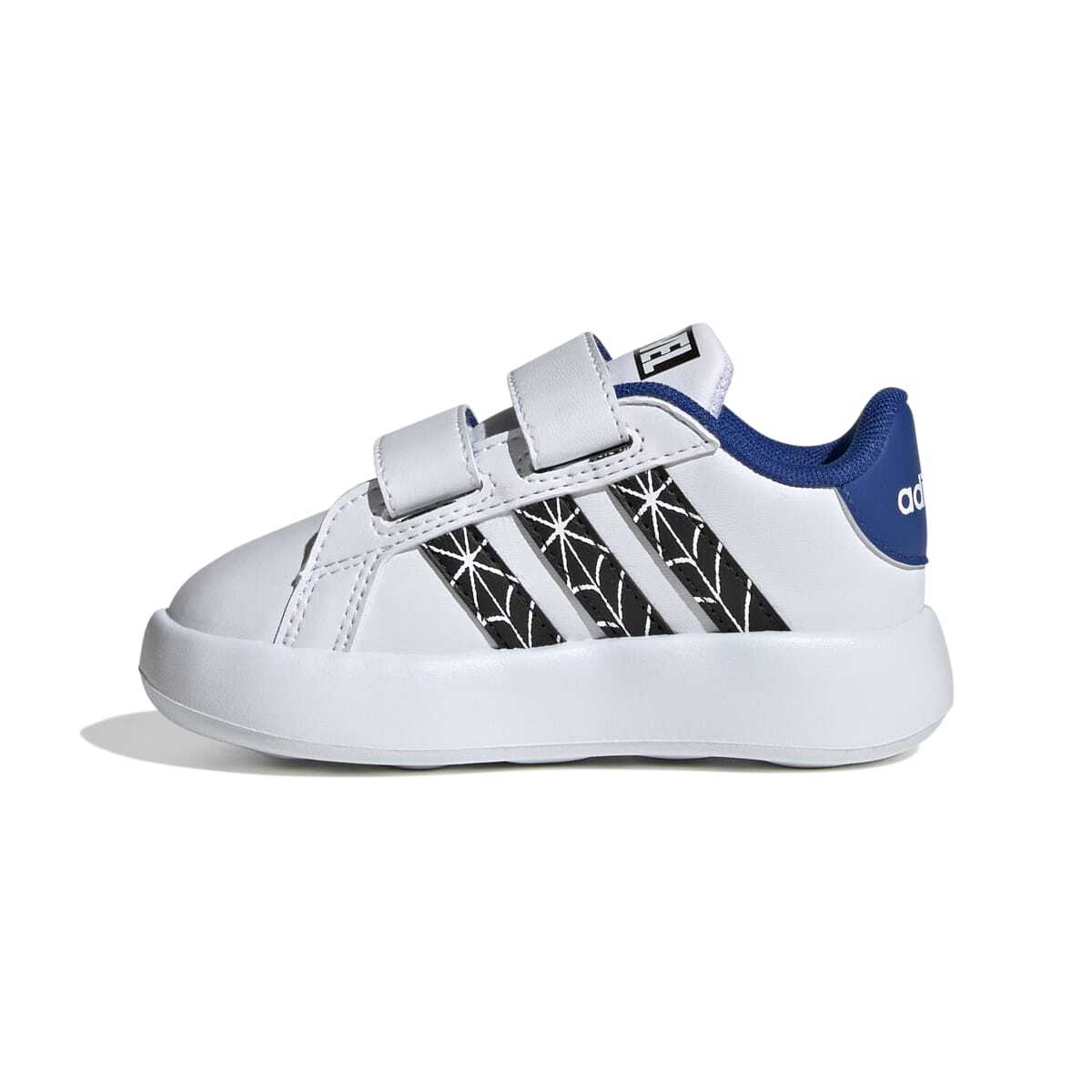 Sneakers primi passi bianche da bambino con stampa Spiderman adidas Grand Court CF I