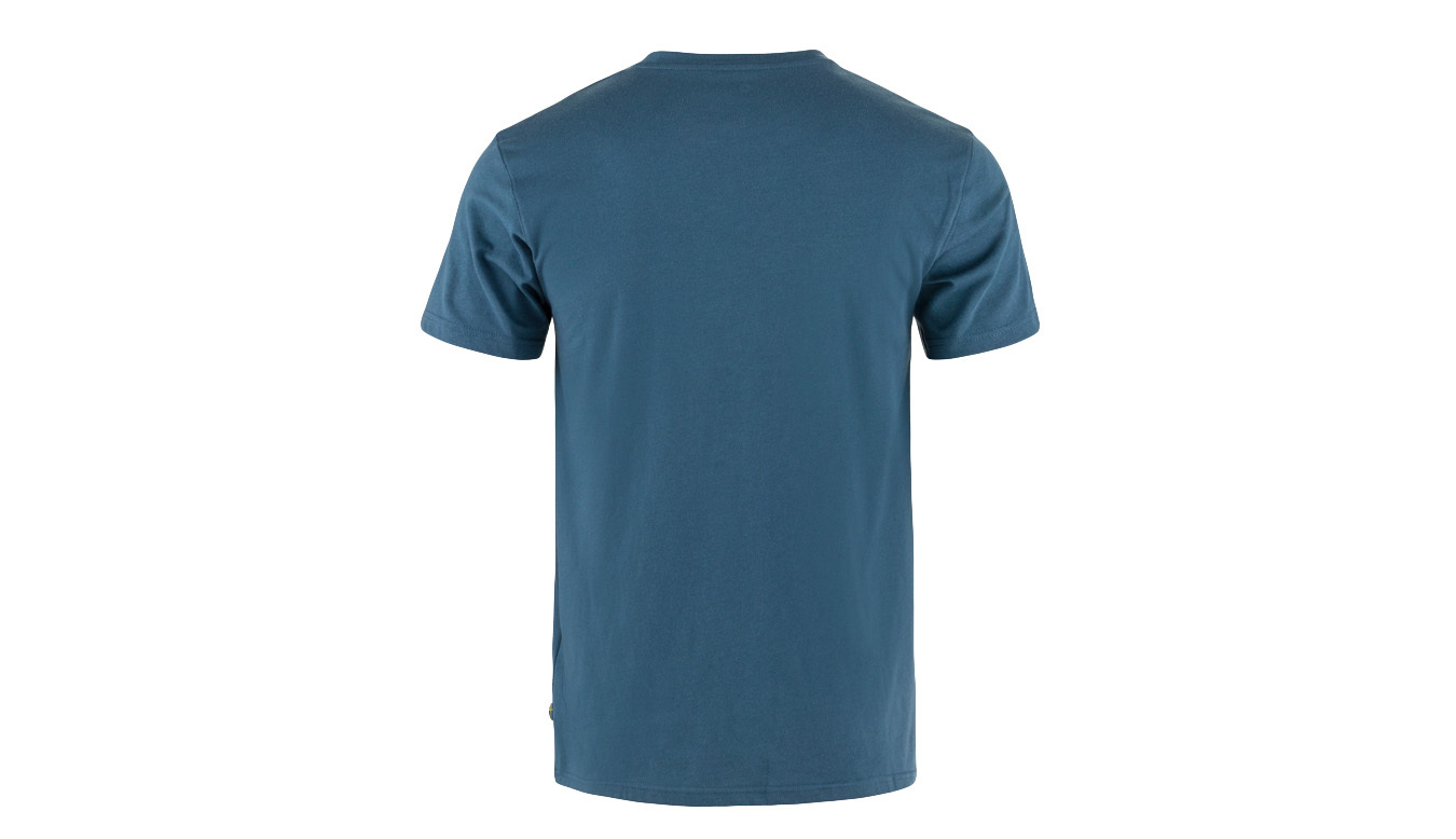 Fjällräven Logo T-Shirt M Uomini - Magliette Fjällräven - Blu - F87313-534-S