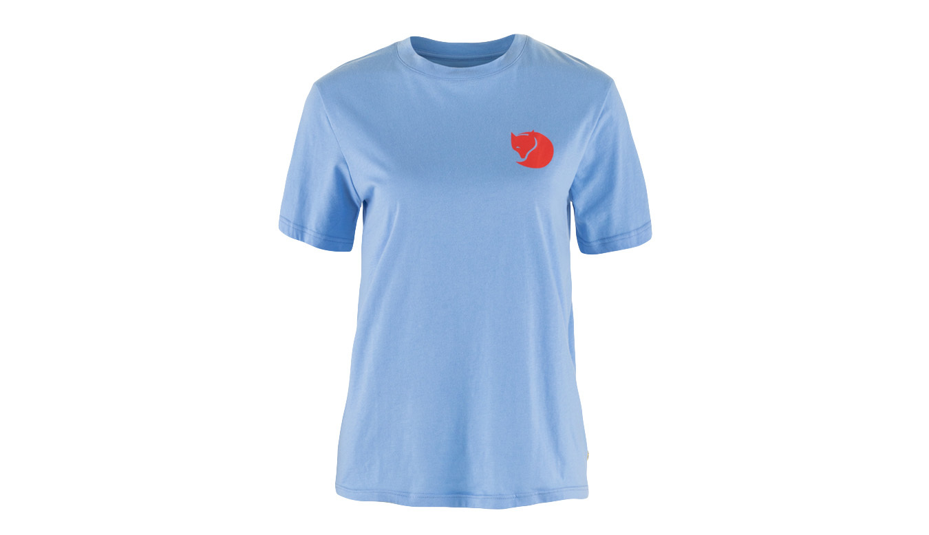 Fjällräven Walk With Nature T-Shirt W Donne - Magliette Fjällräven - Blu - F14600171-537-M