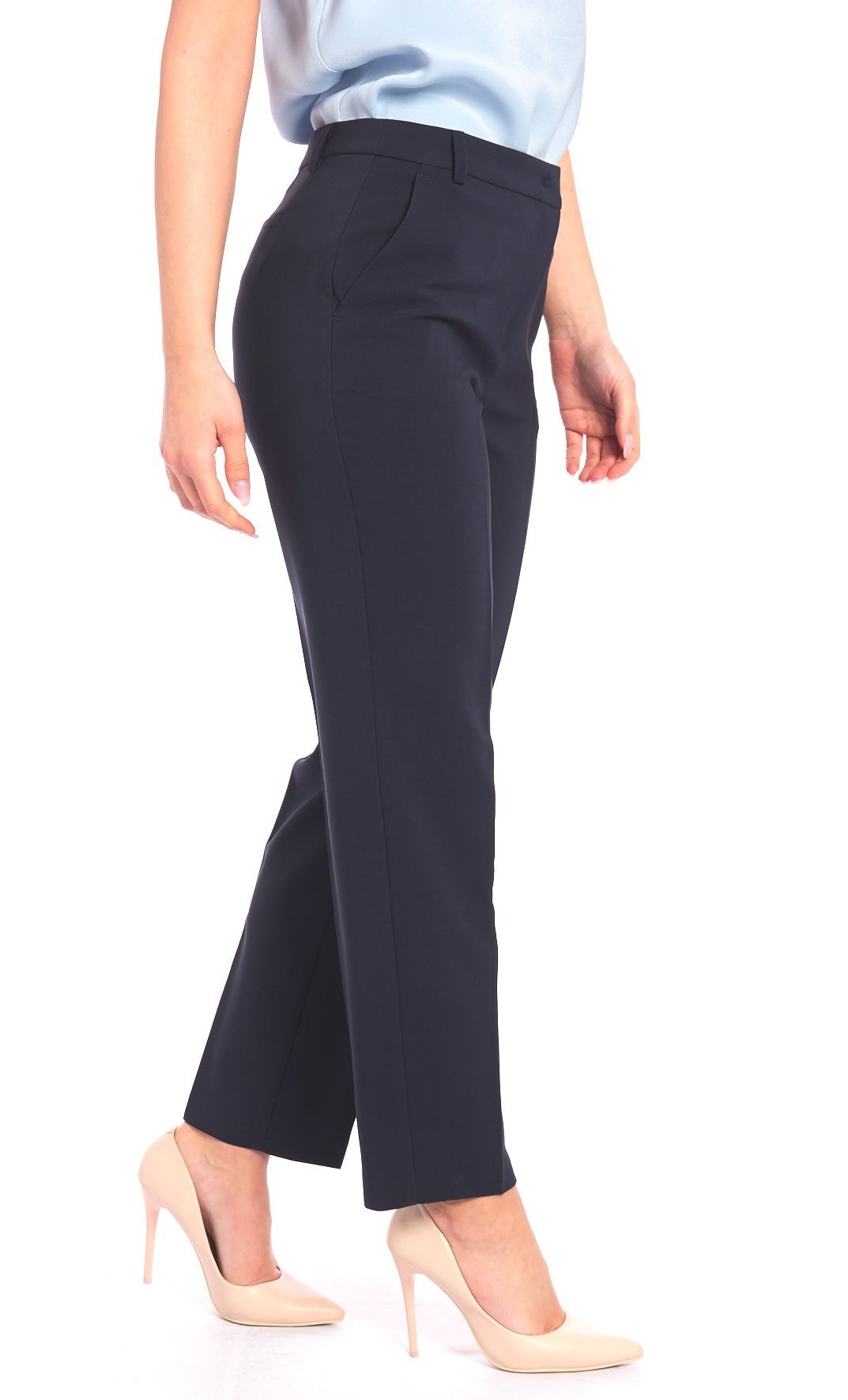 PANTALONE LUCKYLU GAMBA DRITTA STRETCH, Colore Blu