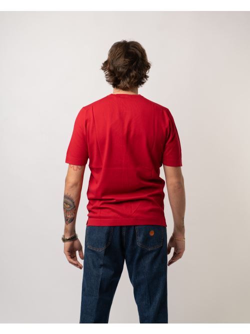 LA FILIERA t-shirt crepe ciliegia