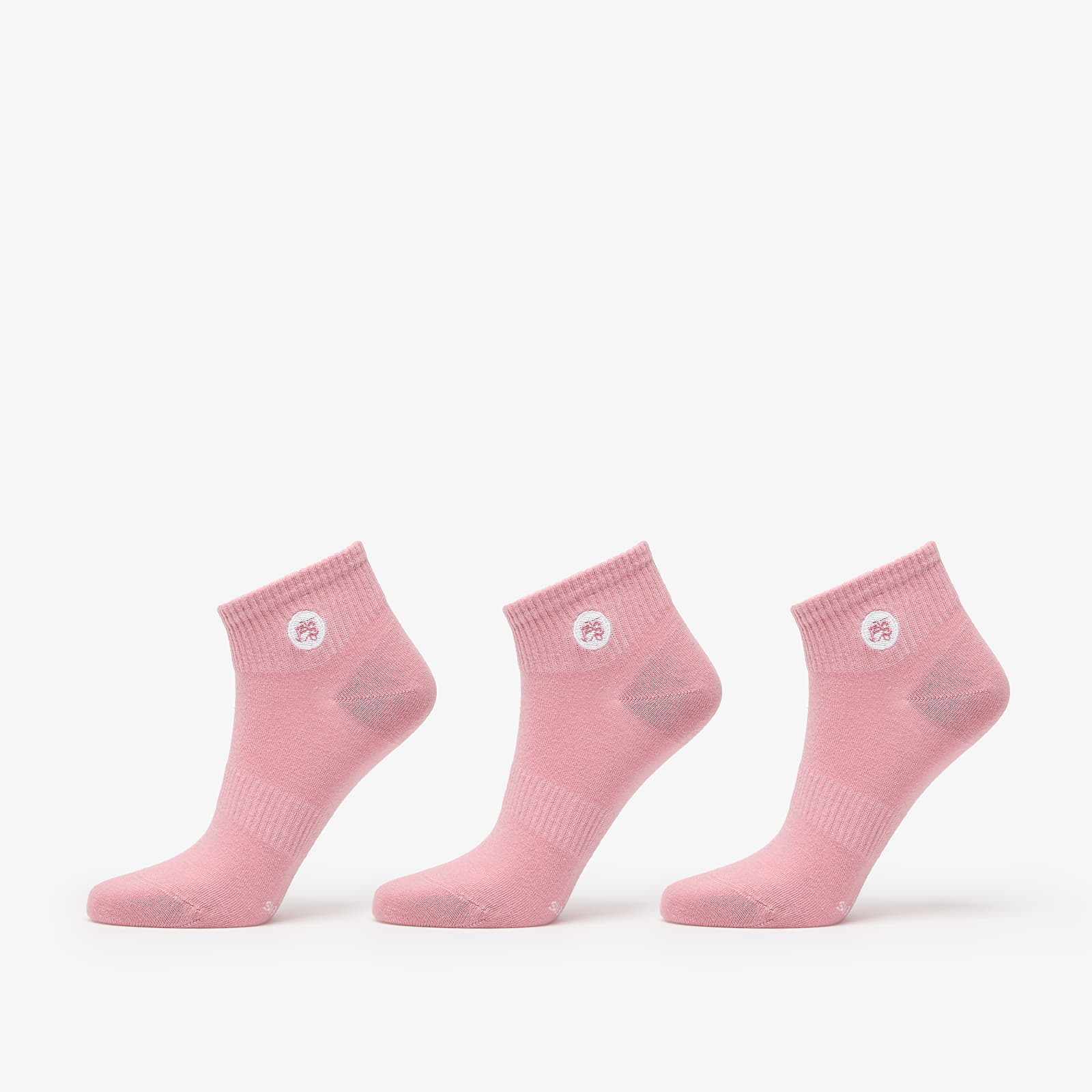 FTSHP Calzini Footshop Ankle Socks 3-Pack Pink 43-46