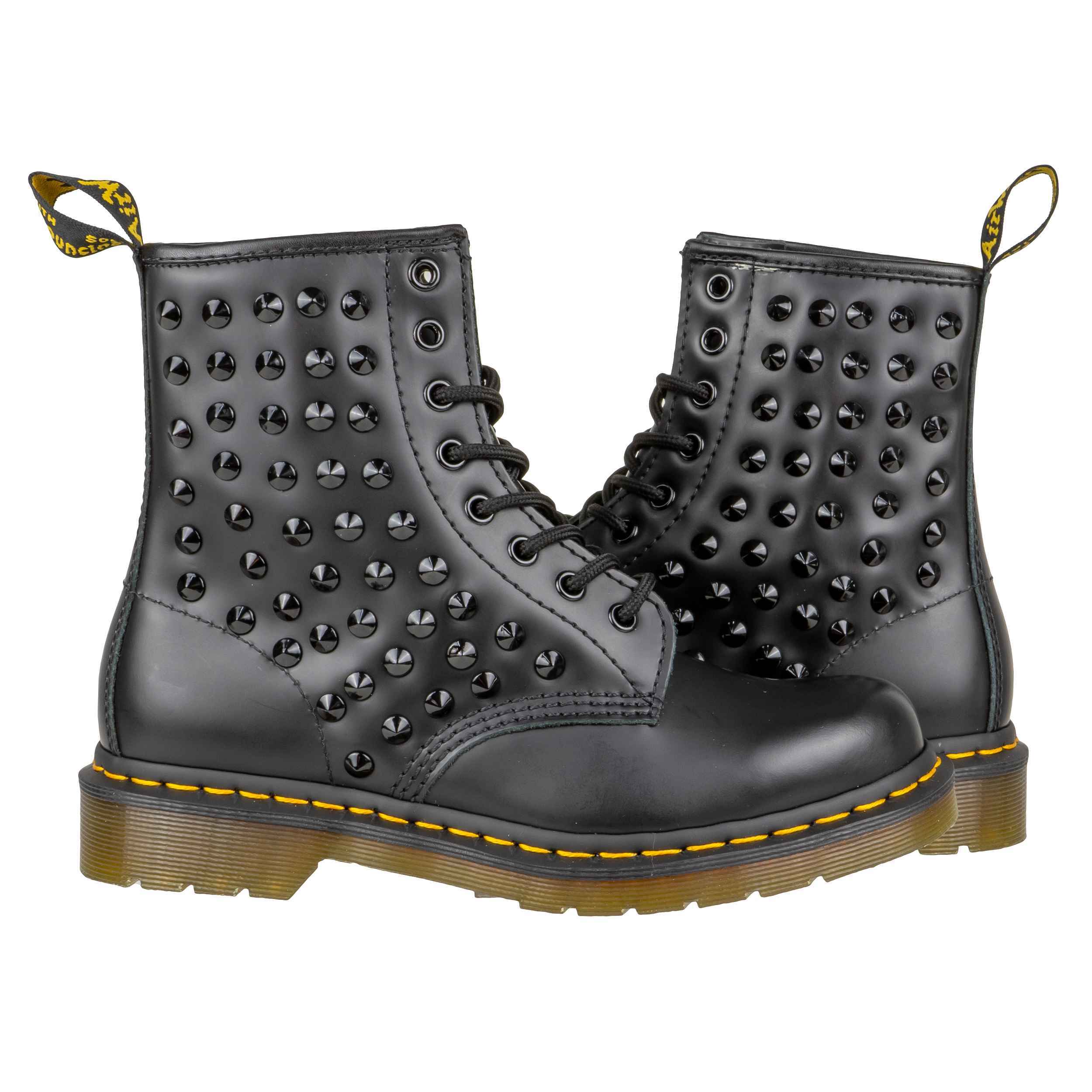 DR.MARTENS PERSONALIZZATE 1460 BLACK WARNER