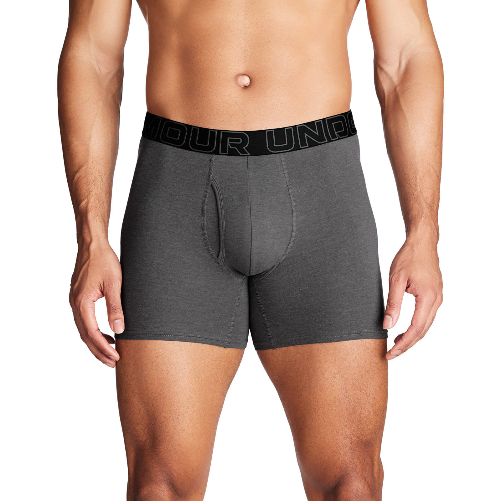 Boxer Under Armour M Perf Cotton 6in 3-Pack Grey XXXXXL