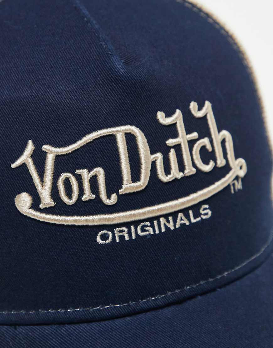 Von Dutch baseball cap in dark blue