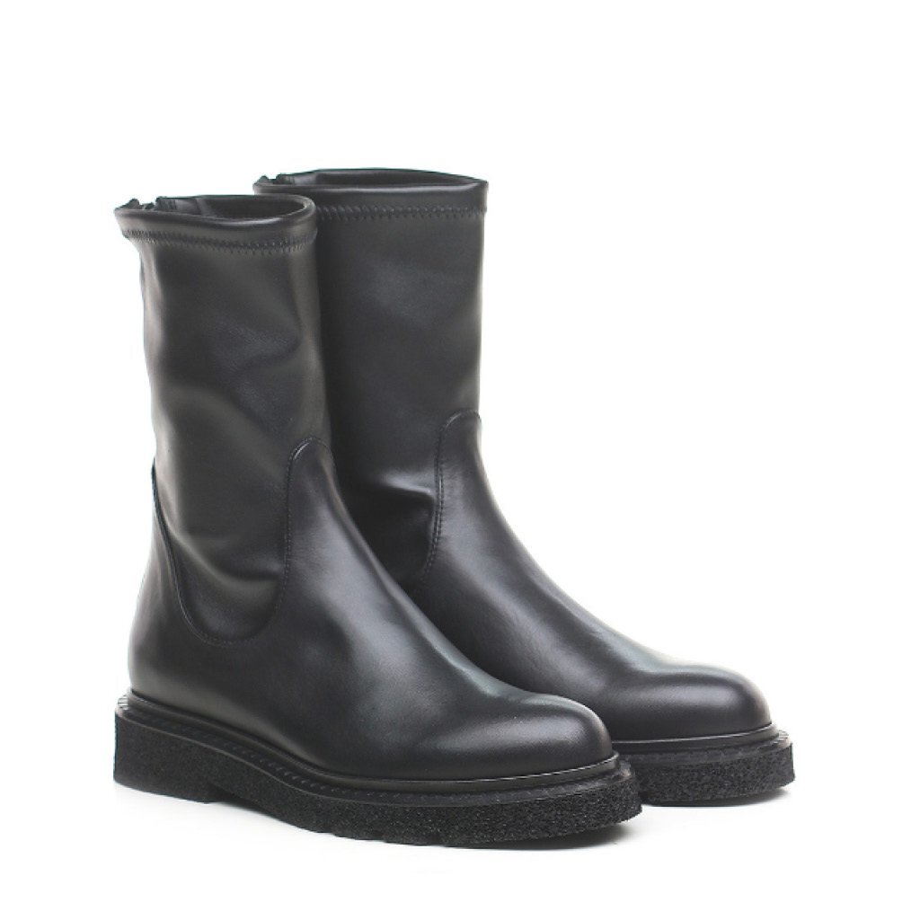 Stivaletto Rotta KREMS in pelle nero