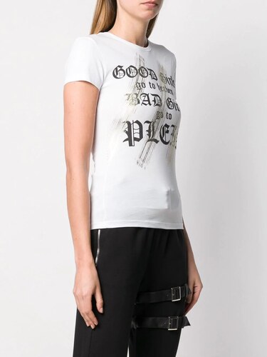 Donna Abbigliamento da T-shirt e top da T-shirt T-shirt con stampa di Philipp Plein in Bianco 
