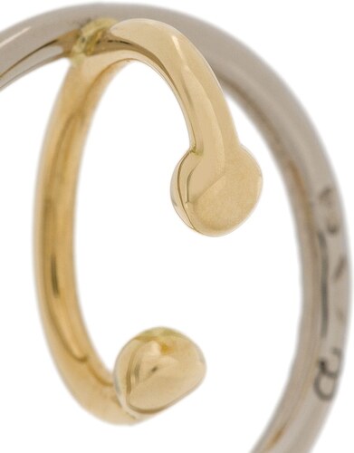 Charlotte Chesnais Ear Cuff Celeste in oro bianco e giallo 18kt con diamanti