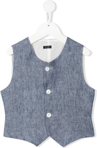 Gilet a girocollo Farfetch Abbigliamento Cappotti e giubbotti Gilet Blu 