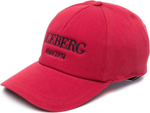 Cappello da baseball con ricamo Rosso Farfetch Accessori Cappelli e copricapo Cappelli con visiera 