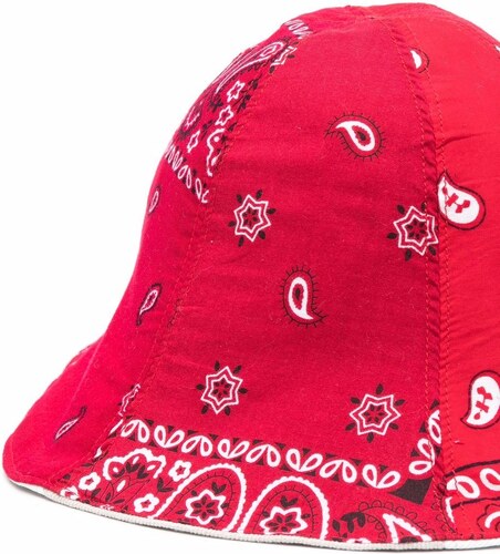 Cappello bucket con stampa Farfetch Donna Accessori Cappelli e copricapo Cappelli Cappello Bucket Toni neutri 