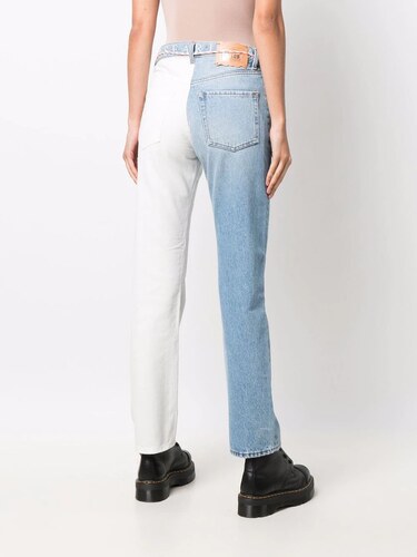 Farfetch Donna Abbigliamento Pantaloni e jeans Jeans Jeans straight Blu Jeans dritti 