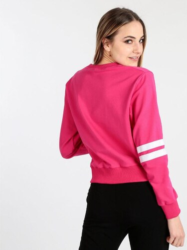 Felpe da donna UK oversize casual a maniche lunghe girocollo top maniche lunghe girocollo top felpe natalizie, Arancione, S