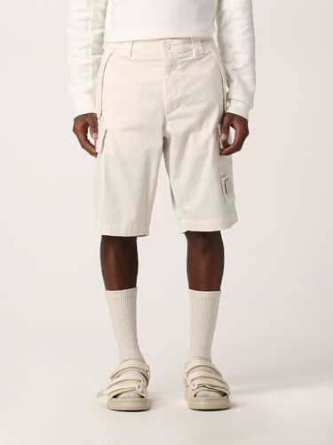 Uomo Abbigliamento da Shorts da Bermuda Company in Cotone da Uomo colore Bianco Shorts e bermudaC.P 