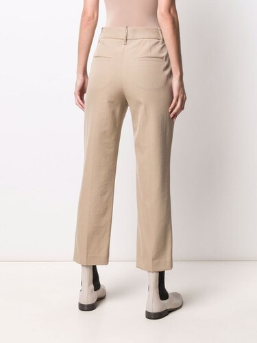 Farfetch Donna Abbigliamento Pantaloni e jeans Pantaloni Pantaloni eleganti Pantaloni sartoriali slim Toni neutri 