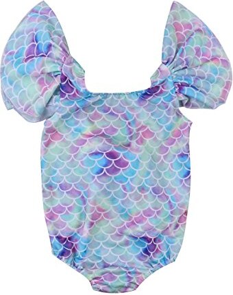 Costume Intero Bambina Con Motivo Giraffa - Stile Cut-Out, Morbido E Colorato Per Estate 2-6 Anni