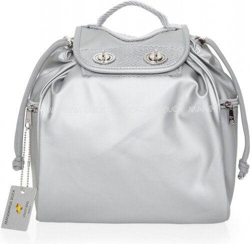 Mandarina Duck Pillow Dream Sac bandoulière nylon gris clair
