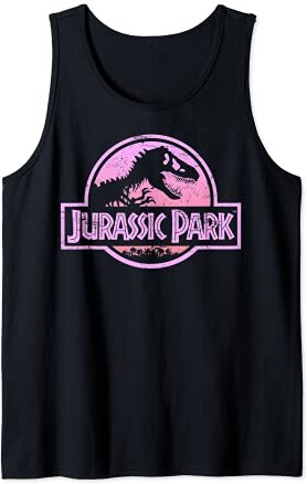 Jurassic Park Retro Logo Strickpullover Für Männer – Multicolor, Aus 50% Baumwolle/50% Polyacryl
