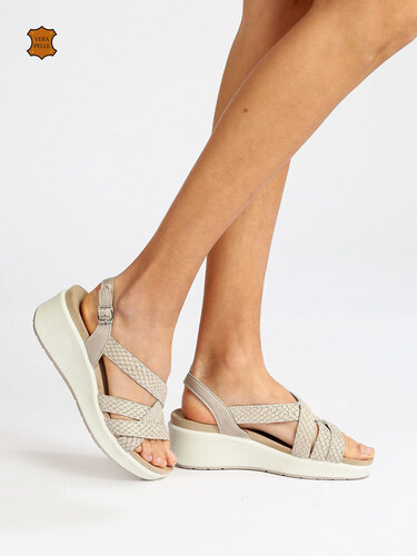 Sandali A Ciabatta IGI&CO D.Palmer Green - Pelle Vera, Donna - Foto 4