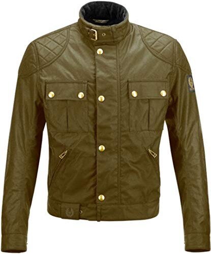 Giacca Da Aviatore Uomo In Nylon Oliva – Taglia XXL – Con Cerniera YKK E Tasche Multiple