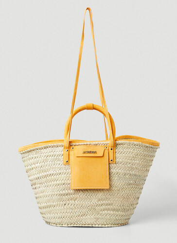 jacquemus le panier soleil straw bag