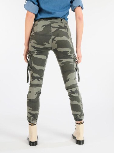 Miinto Donna Abbigliamento Pantaloni e jeans Pantaloni Pantaloni militari Taglia: W26 Jeans Verde Donna 