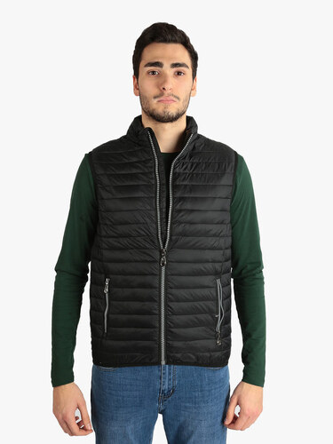 Erima Cmpt Gilet Trapuntato Uomo - Leggero, Imbottito Con Tasche E Rifrangenti