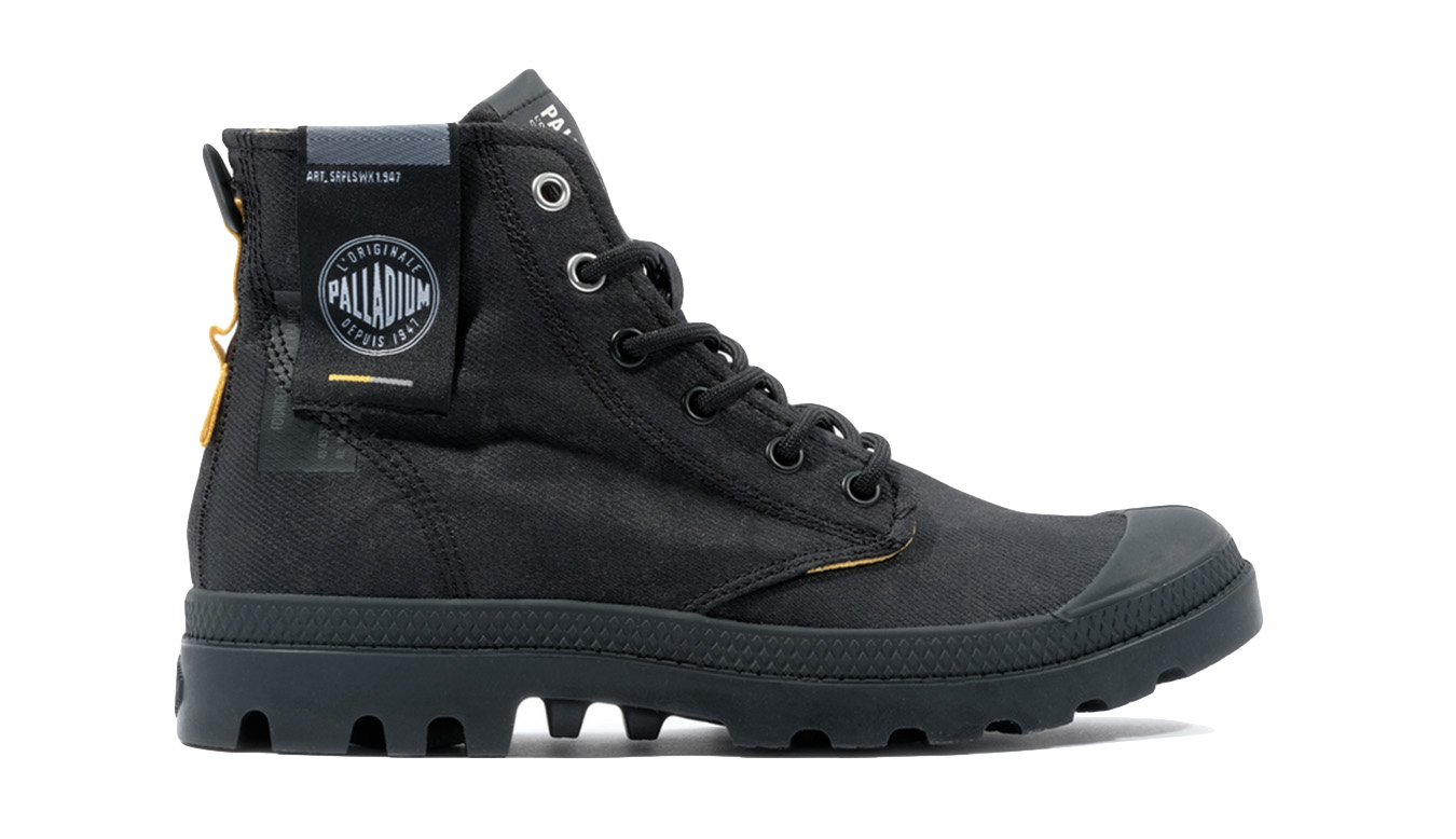 Palladium Pampa Surplus Uomini - Scarpe Palladium - Nero - 74389-008-M-5.5