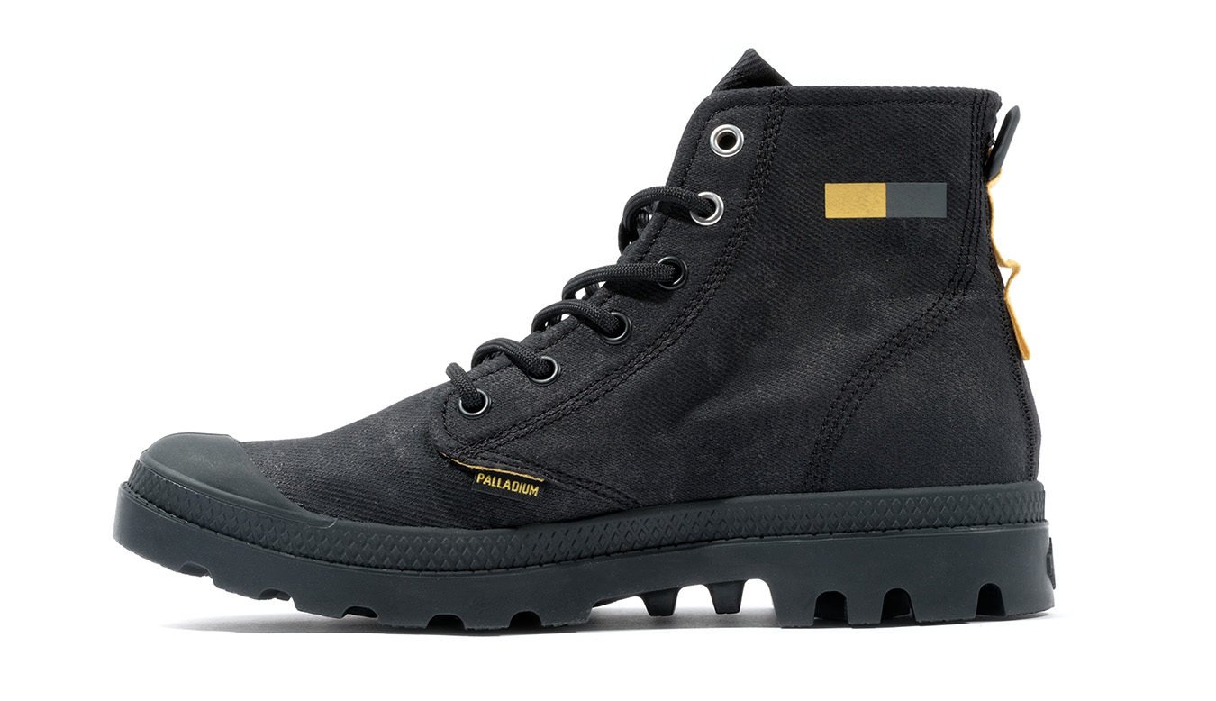Palladium Pampa Surplus Uomini - Scarpe Palladium - Nero - 74389-008-M-5.5