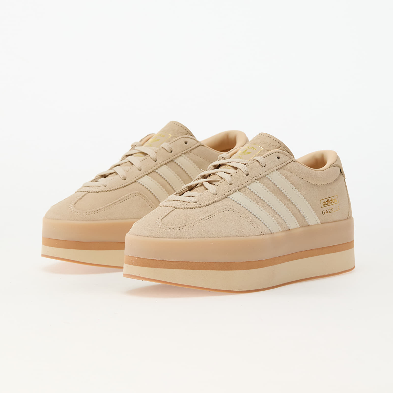 adidas Originals Sneakers adidas Gazelle Stack W Sand Strata/ Gum 3/ Cream White