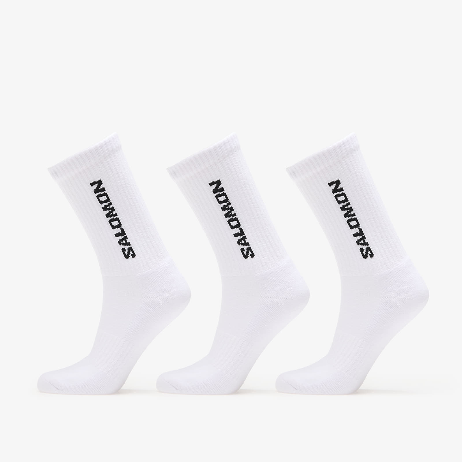 Calzini Salomon Everyday Crew Socks 3-Pack White/ White L