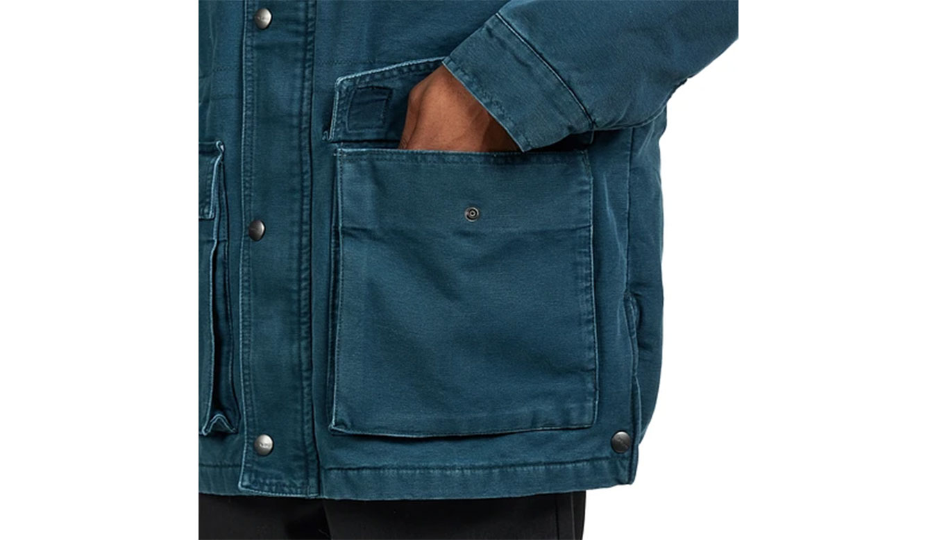 Carhartt WIP OG Santa Fe Coat Deep Lagoon Uomini - Giacche Carhartt WIP - Blu - I034314_2NC_4O-XL
